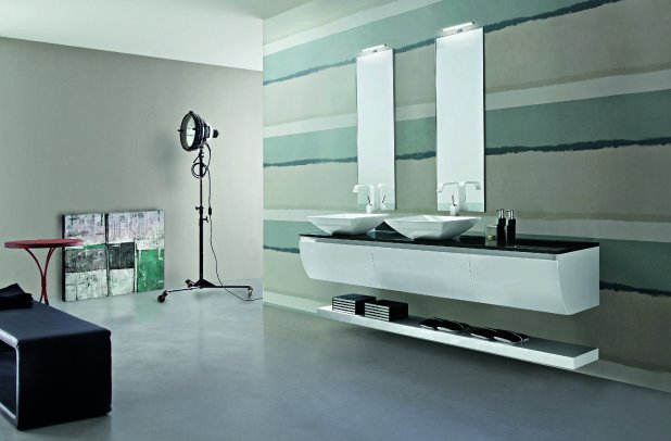 Joy by Cerasa - bathroom mirrors, modern bath, , bathroom cabinets, Italian furniture, Joy bathroom, bathroom tile, bathroom d????cor, bathroom accessories, Chacago interior